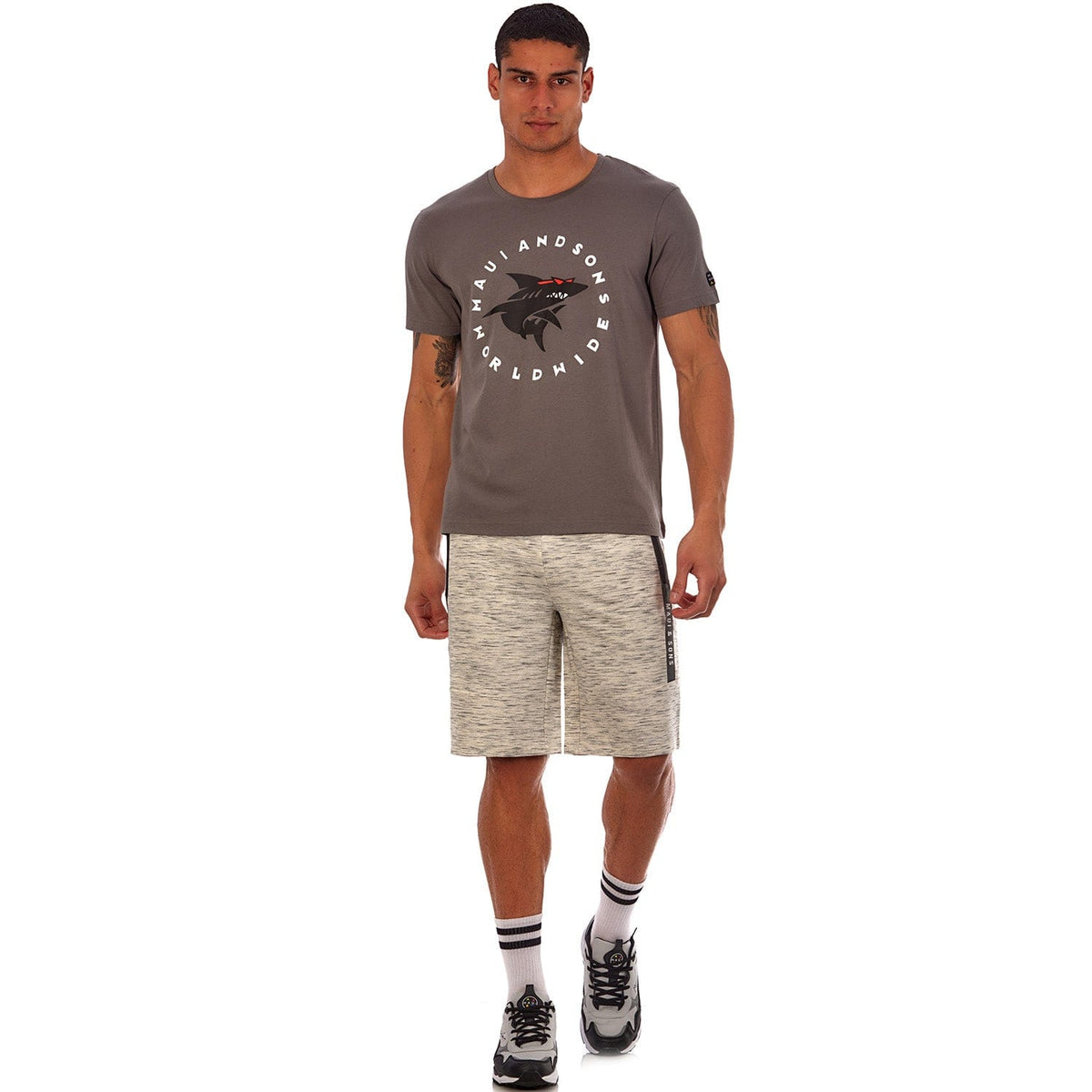 MAUI Mens Lic T-Shirt - Grey