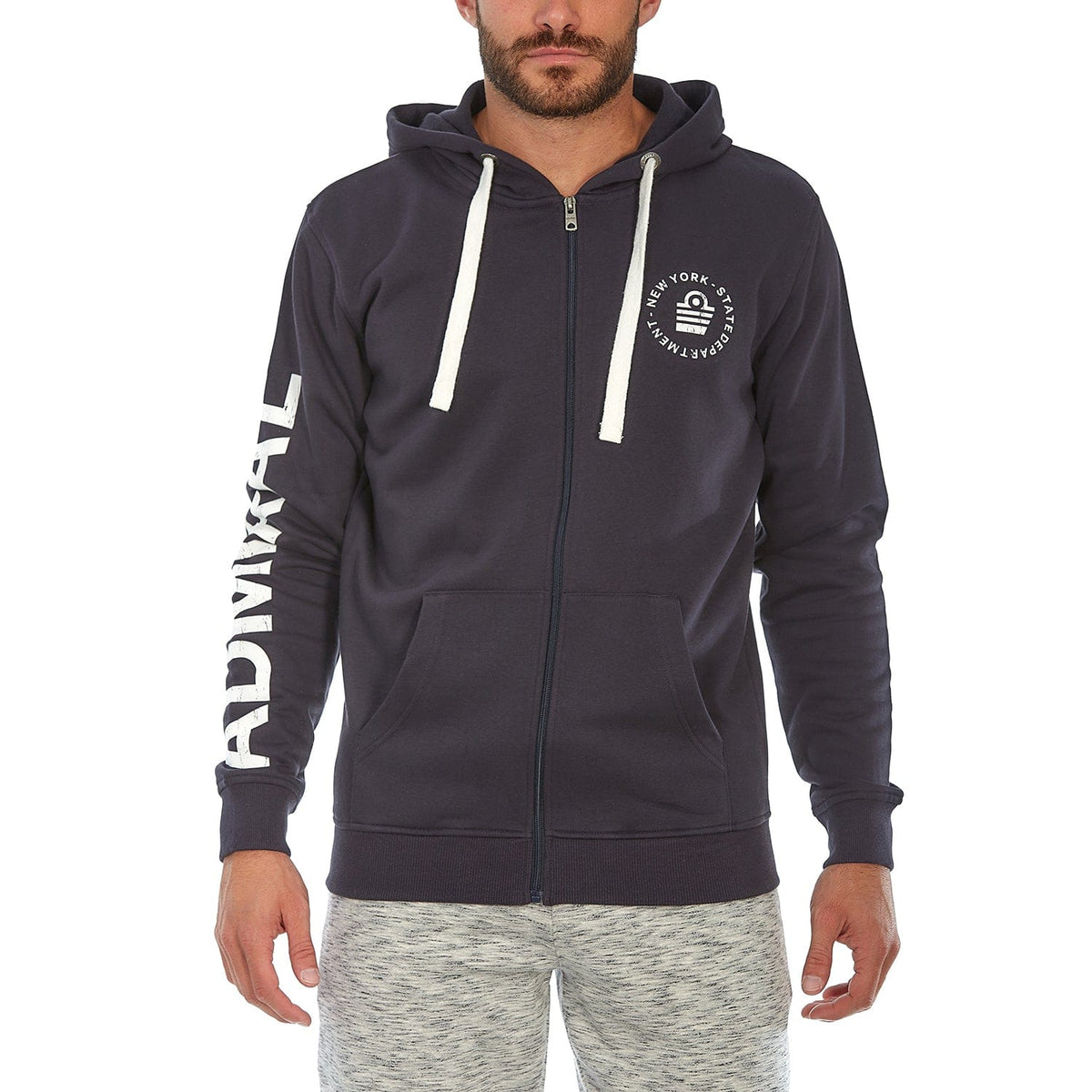 ADMIRAL Veter Full Zip Hoodie - Navy