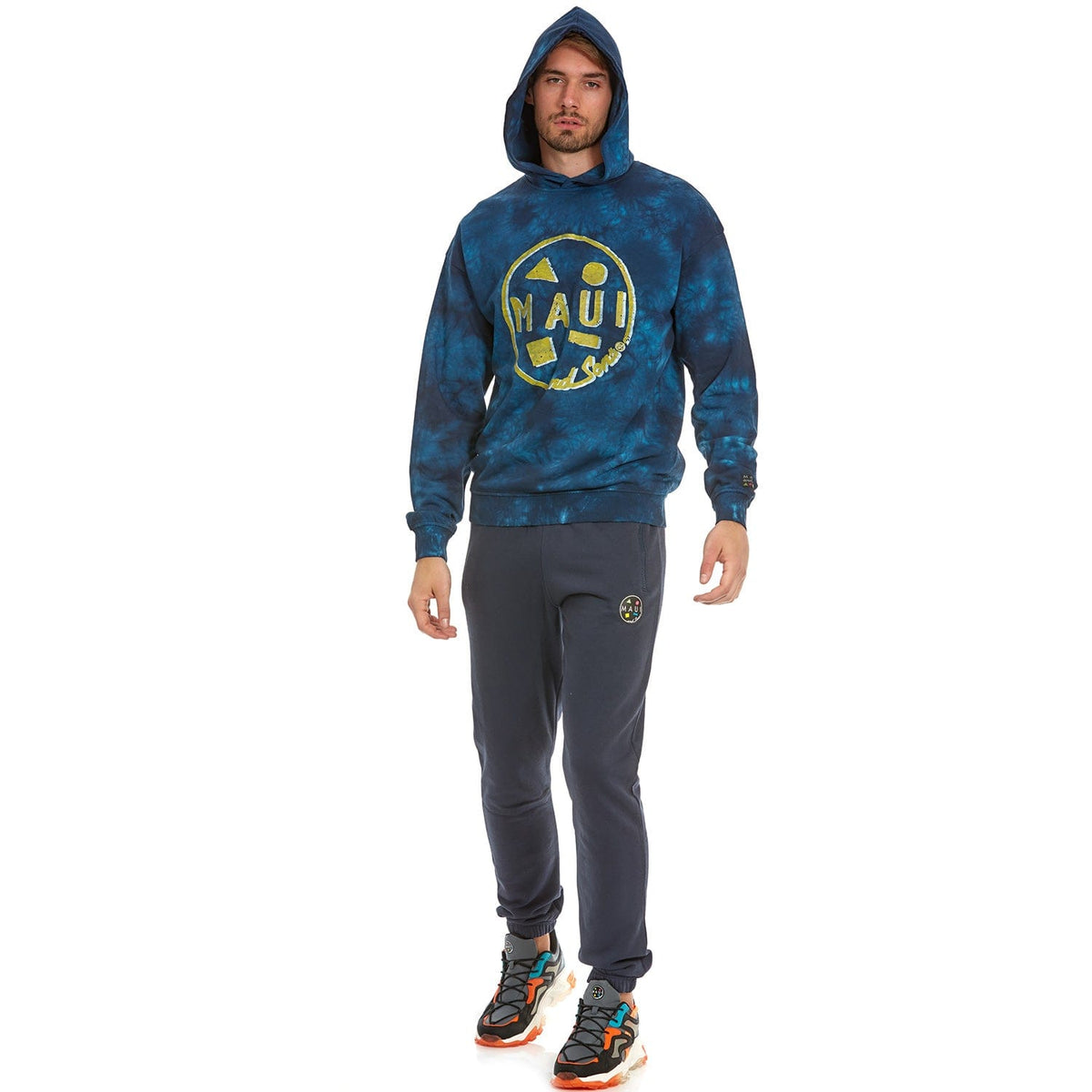 MAUI Mens Eses Hoodie - Blue