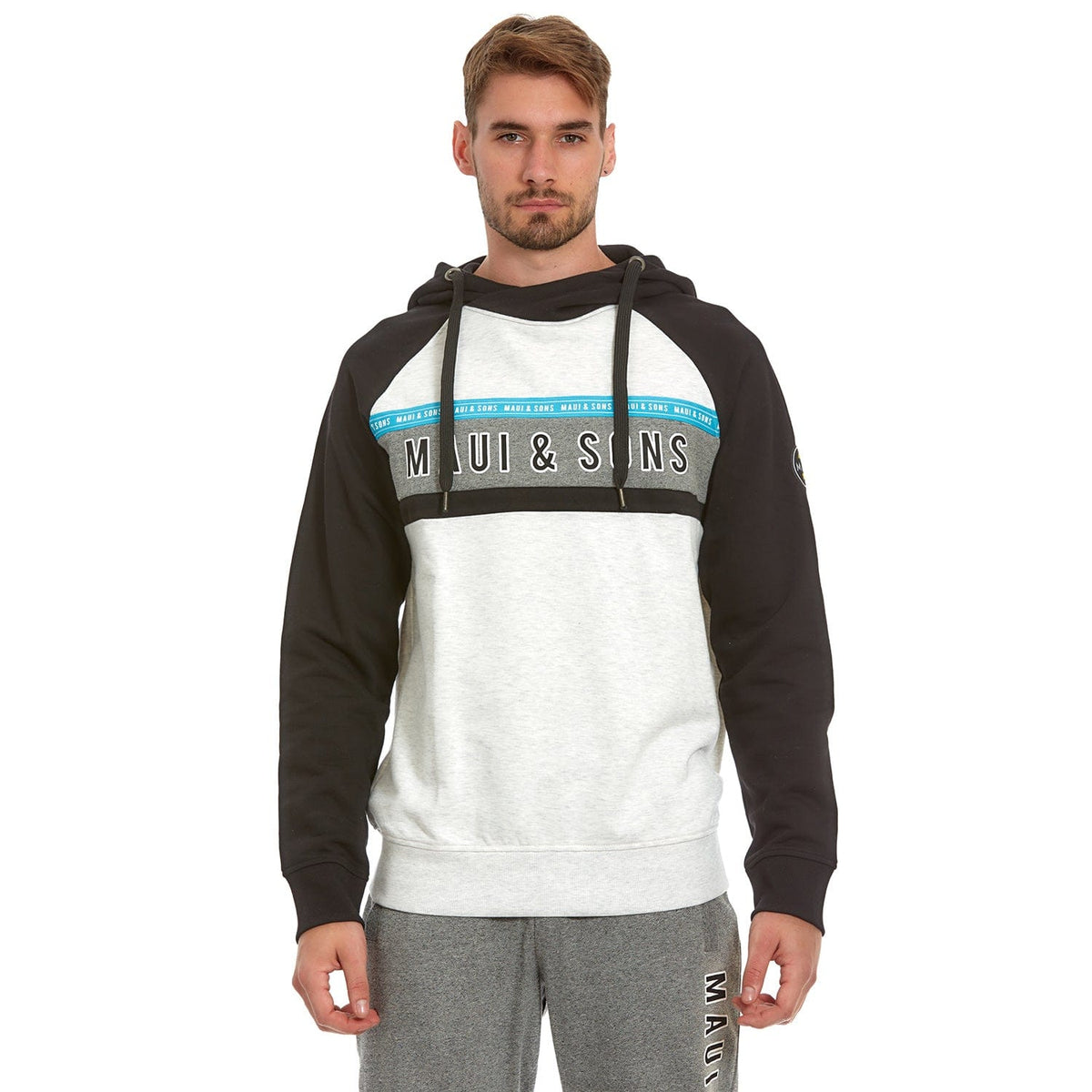 MAUI Mens Valim Hoodie - Grey