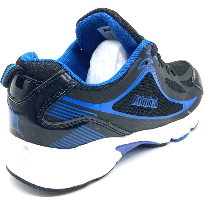 ADMIRAL Kids Aerobreeze Run and Walk Trainer - Black Blue