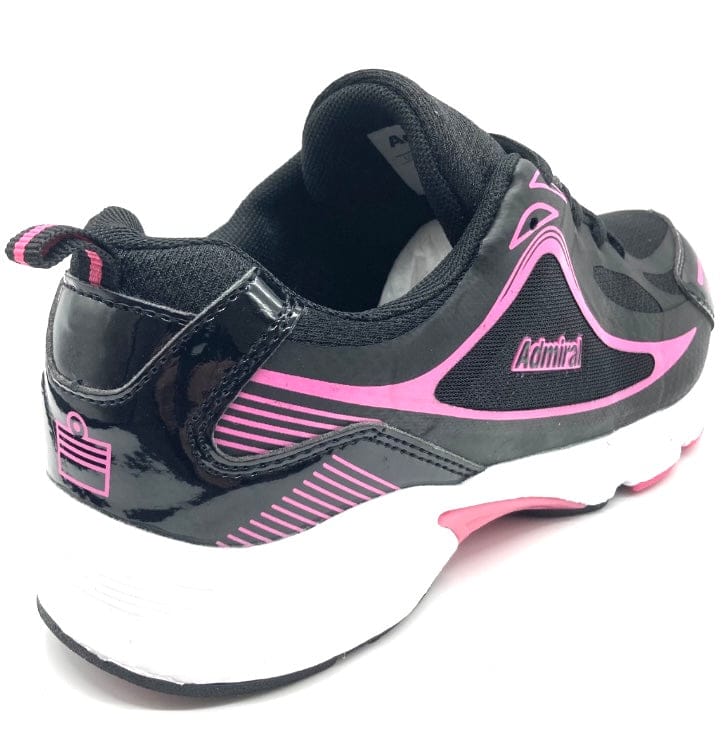 ADMIRAL Kids Aerobreeze Run and Walk Trainer - Black Fuschia