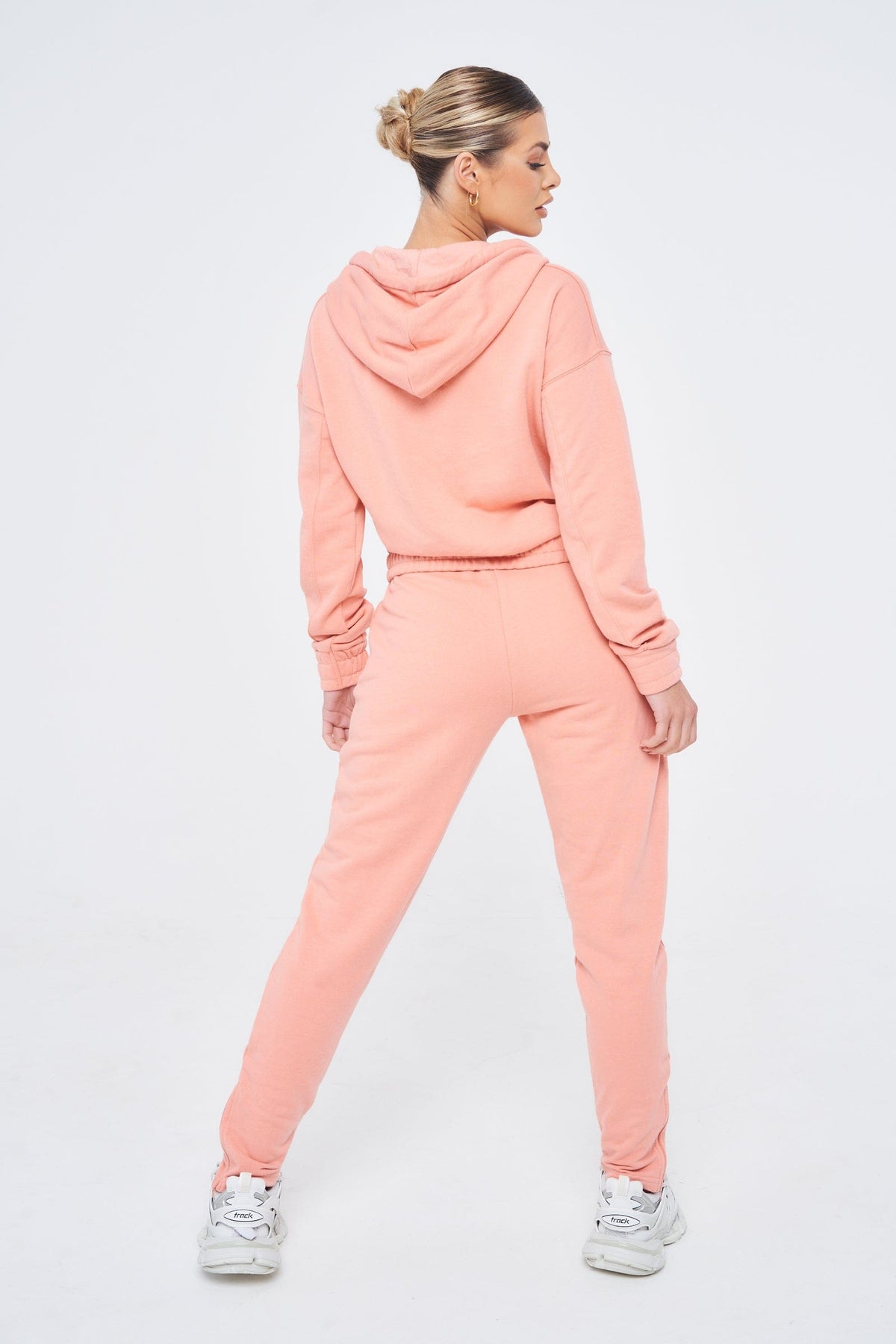 SIANMARIE Front Seam Joggers / Trackpants - Peach