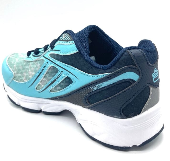 ADMIRAL Kids Aerobreeze Onyx Full Lace - Lightweight running and training shoe - Light Blue / Navy