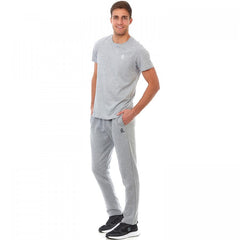 ADMIRAL Mens Logo Fleece Straight Leg Trackpant Grey